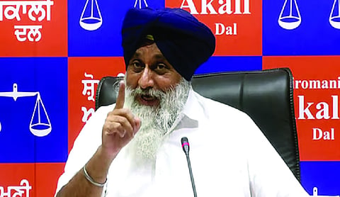 Sukhbir Badal challenges Kejriwal to open debate on Punjab paper leaks
