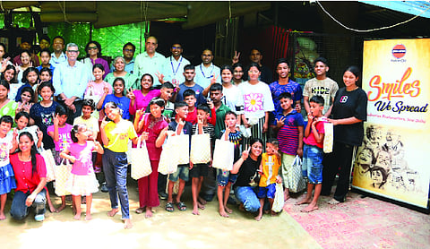 Team IndianOil spreads smiles at Saikripa NGO