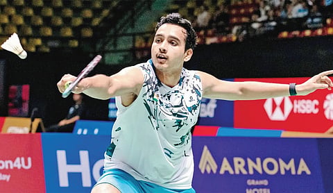 Tharun Mannepalli enters second round of Swiss Open