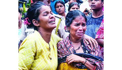 Three of family die in landslide in Assam