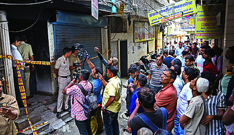Three of family killed in Delhi building fire