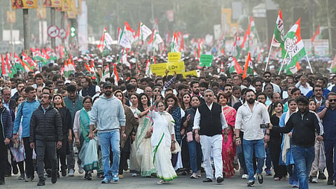 TMC rallies in Delhi, Kolkata against ED raid on political consultant, I-PAC