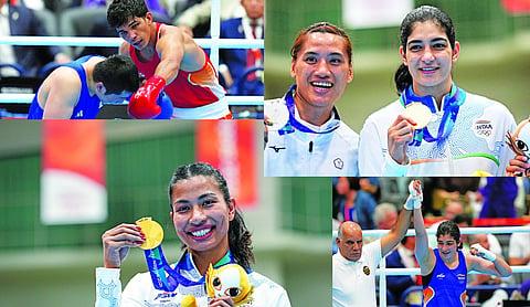 Triple punch: Lovlina, Parveen, Ankush strike gold at Asian Games