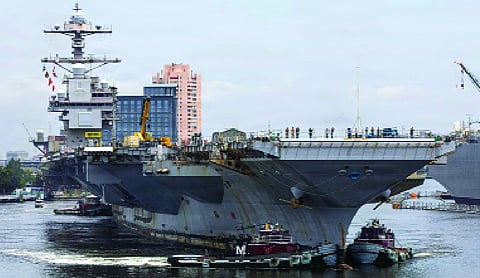 Trump orders Navy to return to older carrier jet-launch system
