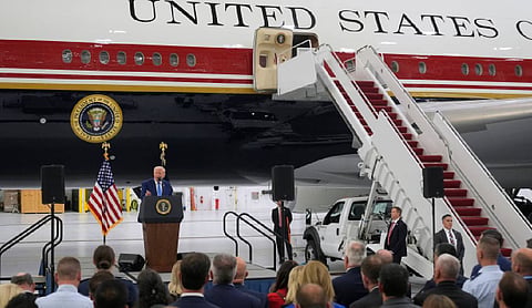 Trump unveils New Air Force One, a Converted Qatari Boeing 747