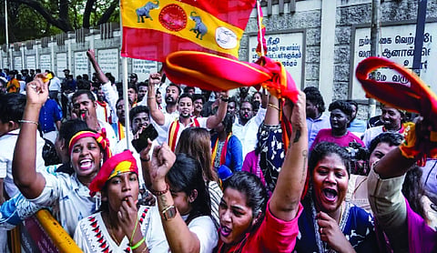 TVK protests at Lok Bhavan, asks Governor to invite Vijay for Government formation