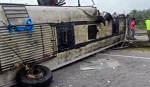 Two killed in KSRTC bus accident on Bengaluru-Mysuru Expressway