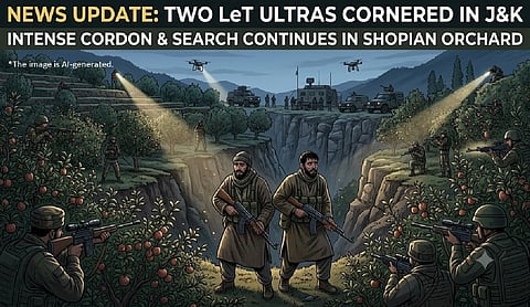 Two LeT ultras cornered in J&K