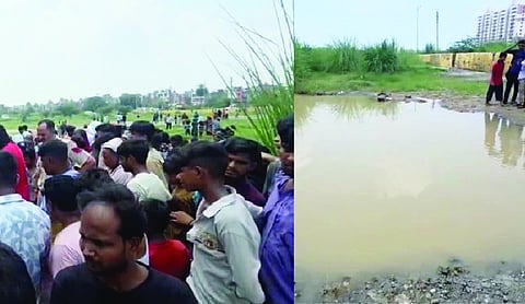 Two minors drown in rainwater-filled pit in Narela area