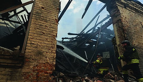 Ukraine hits Russian arms factory