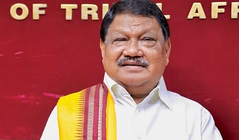 Union Tribal Affairs Minister Jual Oram. Image source: Instagram/@Jual Oram