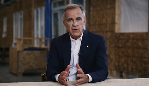 Canada's PM Mark Carney talking about the US-Canada trade war| Source: X/ @yegwave