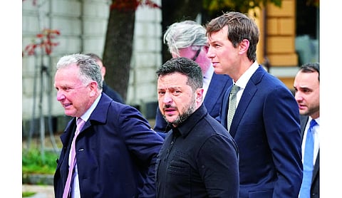 US envoys, Kushner arrive in Kyiv