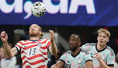 US team gets a dressing down from Belgium