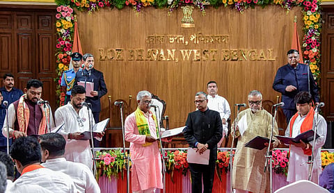 West Bengal Cabinet Expansion: 35 BJP MLAs sworn in as Ministers
