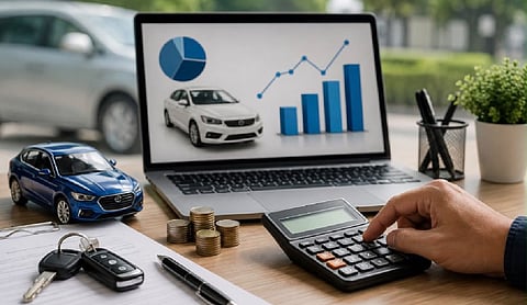 What are the benefits of using a second-hand car loan EMI calculator?