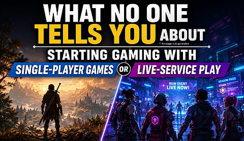 What No One Tells You About Starting Gaming With Single-Player Games or Live-Service Play
