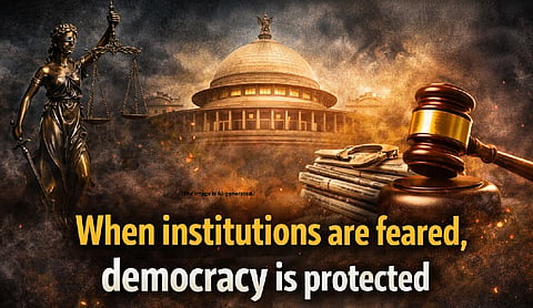 Institutional Fear Protects Democracy