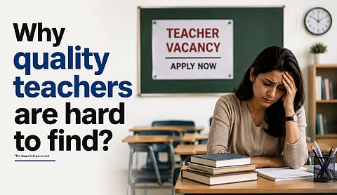 Why quality teachers are hard to find?