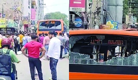 Woman killed after DTC cluster bus runs over her; driver apprehended