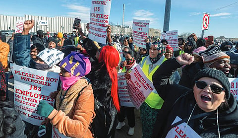 Workers plan to halt strike at US meatpacking plant