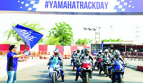 Yamaha hosts thrilling Track Day for above 400 fans at Gurugram