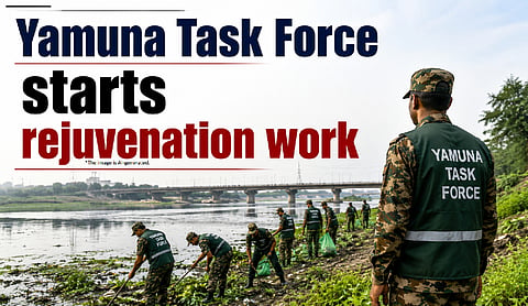 Yamuna Task Force starts rejuvenation work