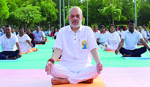 Yoga energises mind, body and soul, says Amit Shah