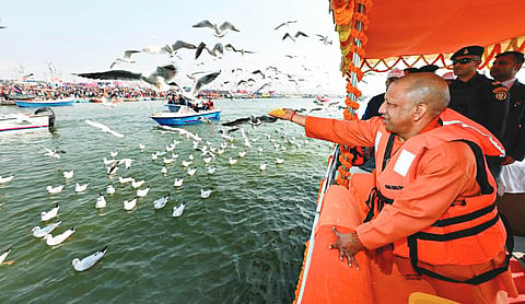 Yogi slams Opposition’s silence on Bangladesh Hindu attacks