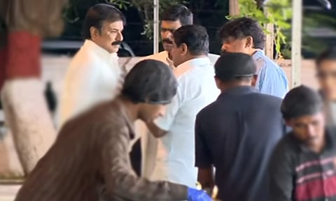 எல்.கே.சுதீஷ் - நயினார் நாகேந்திரன் சந்திப்பு; கவர்னர் தேநீர் விருந்தில் கூட்டணி பேச்சு?