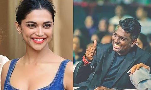 ‘என் அதிர்ஷ்ட நடிகை’ - தீபிகா படுகோனை புகழ்ந்த அட்லீ