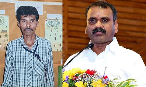 பத்மஸ்ரீ விருது அறிவிப்பு: ஓவியரின் மனைவியிடம் செல்போனில் பேசிய மத்திய மந்திரி எல்.முருகன்