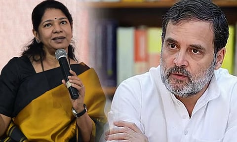 தொகுதிப் பங்கீடு பேச்சுவார்த்தை: ராகுல் காந்தியை சந்திக்கிறார் கனிமொழி