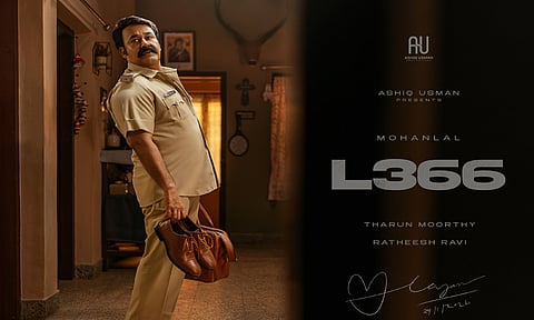மோகன்லாலின் 366வது படத்தின் பர்ஸ்ட் லுக் போஸ்டர் வெளியீடு