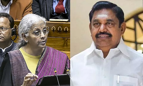 இந்தியாவின் வளர்ச்சிக்கு வழிவகுக்கும் மத்திய பட்ஜெட் - எடப்பாடி பழனிசாமி வரவேற்பு