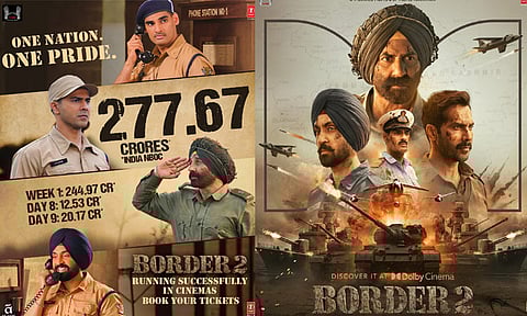 9 நாட்களில் ரூ.278 கோடி வசூலித்த “பார்டர் 2”