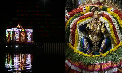 சமயபுரம் மாரியம்மன் கோவிலில் தெப்ப உற்சவம்