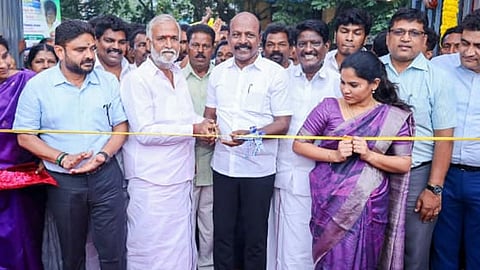 ரூ.7.05 கோடியில் மேம்படுத்தப்பட்ட கோட்டூர் விளையாட்டுத் திடலை அமைச்சர் சேகர்பாபு திறந்து வைத்தார்