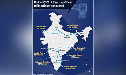புல்லட் ரெயில் பாதை: சென்னை-பெங்களூரு பயண நேரம் 1.13 மணி நேரமாக குறையும்