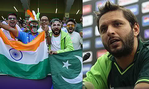 இந்தியா - பாகிஸ்தான் போட்டி விவகாரம்: ஷாகித் அப்ரிடி வருத்தம்