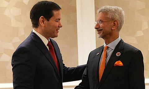 அமெரிக்க வெளியுறவுத்துறை மந்திரியை சந்திக்கும் ஜெய்சங்கர்