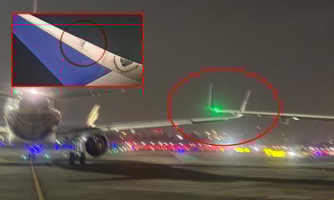 இரு விமானங்கள் உரசி விபத்து.. மும்பையில் பரபரப்பு