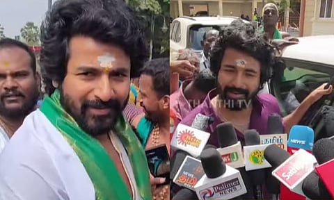 “ரசிகர்களுக்கு ட்ரீட்!...திருச்செந்தூரில் அடுத்த பட அப்டேட் கொடுத்த சிவகார்த்திகேயன்