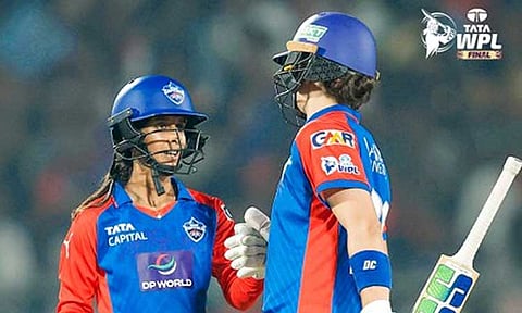மகளிர் பிரீமியர் லீக் இறுதிப்போட்டி: பெங்களூருக்கு எதிராக டெல்லி 203 ரன்கள் குவிப்பு