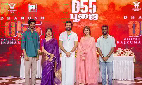 தனுஷின் 55வது படத்தின் படப்பிடிப்பு துவக்கம்