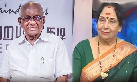 பழம்பெரும் நடிகை எம்.என்.ராஜம், இயக்குனர் எஸ்.பி.முத்துராமனுக்கு தமிழக அரசு விருது