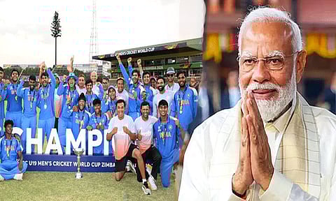 ”இந்தியாவின் கிரிக்கெட் திறமை ஜொலிக்கிறது..” பிரதமர் மோடி வாழ்த்து
