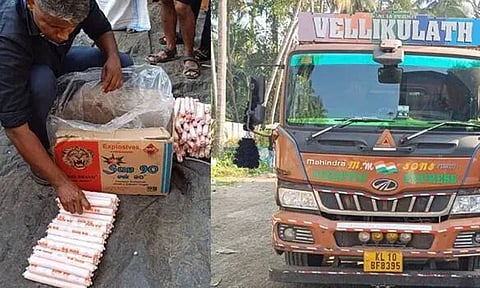 கேரளா: வெங்காயம் ஏற்றிச்சென்ற லாரியில் வெடிமருந்து - அதிர்ச்சி சம்பவம்