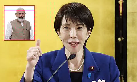 ஜப்பான் பிரதமர் தேர்தலில் வெற்றி; சனே தகாய்ச்சிக்கு பிரதமர் மோடி வாழ்த்து