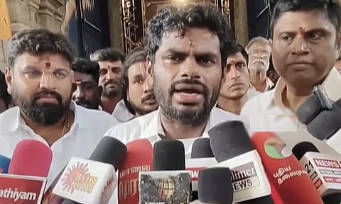 பாஜக-வை விட்டு வெளியேறி தேர்தலில் தனியாக போட்டியா? அண்ணாமலை பதில்